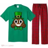 Leprechaun Poop Emoji Smiley Funny St. Patrick's Day Pajama Set thumb 0