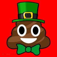 Leprechaun Poop Emoji Smiley Funny St. Patrick's Day Santa Hat thumb 1