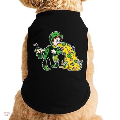 Leprechaun Puking St. Patrick's Day Drinking Doggie Tank