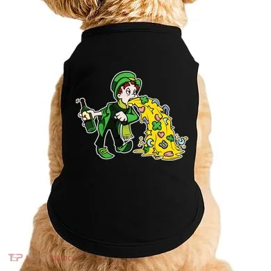 Leprechaun Puking St. Patrick's Day Drinking Doggie Tank