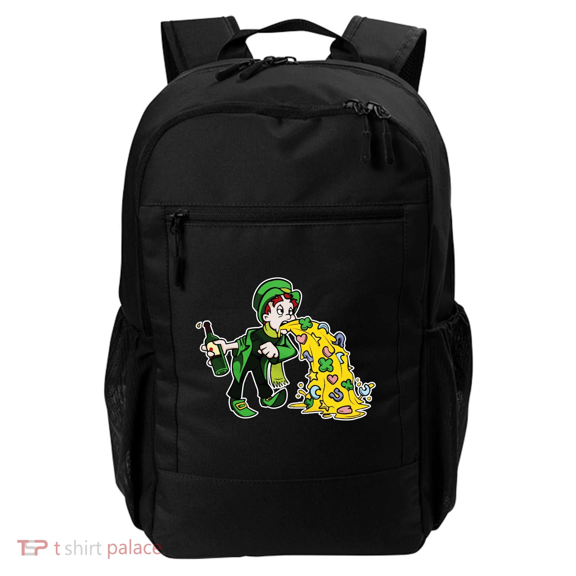 Leprechaun Puking St. Patrick's Day Drinking Backpack