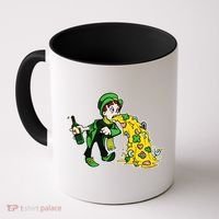Leprechaun Puking St. Patrick's Day Drinking Coffee Mug thumb 0