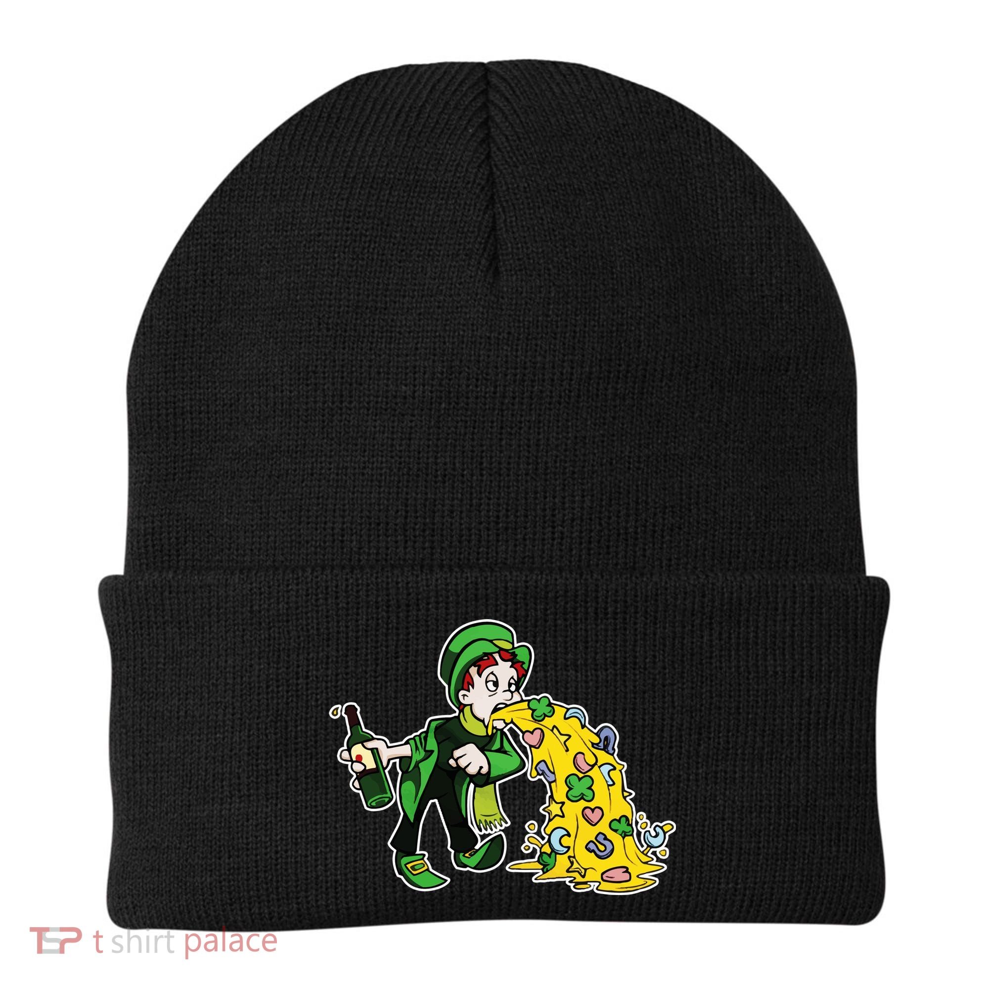 Leprechaun Puking St. Patrick's Day Drinking Beanie