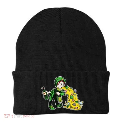 Leprechaun Puking St. Patrick's Day Drinking Beanie