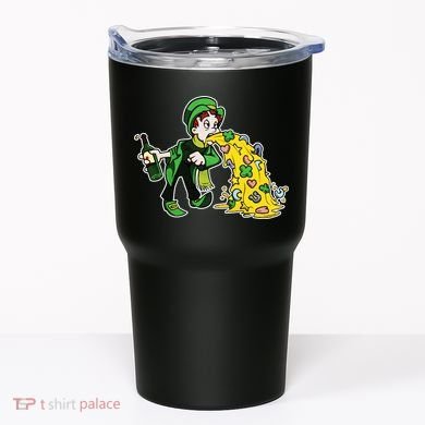 Leprechaun Puking St. Patrick's Day Drinking Tumbler