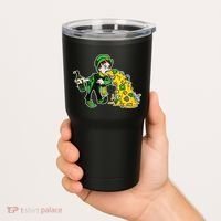 Leprechaun Puking St. Patrick's Day Drinking Tumbler thumb 2