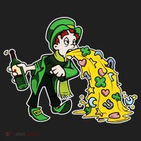 Leprechaun Puking St. Patrick's Day Drinking Hat thumb 2