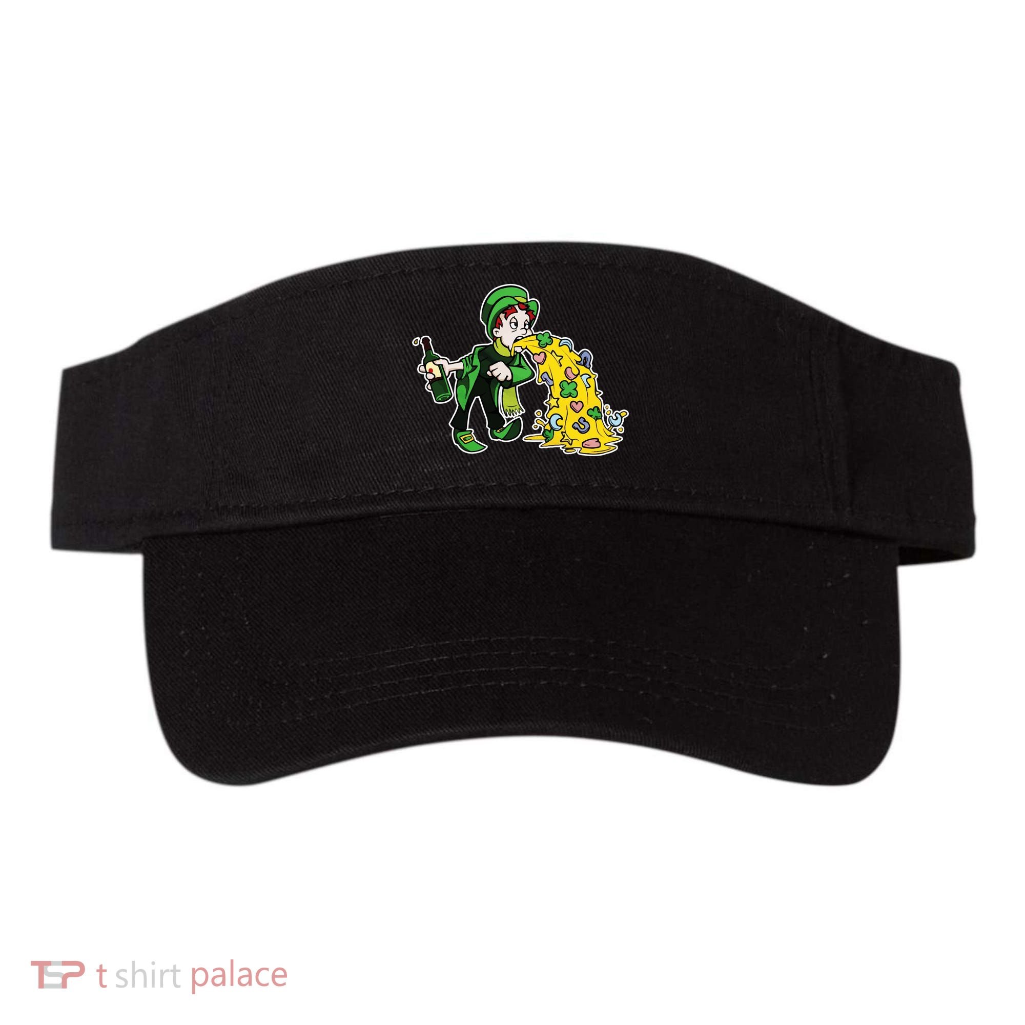 Leprechaun Puking St. Patrick's Day Drinking Visor