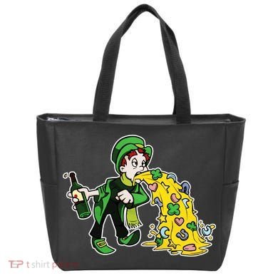 Leprechaun Puking St. Patrick's Day Drinking Tote Bag