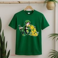 Leprechaun Puking St. Patrick's Day Drinking T-Shirt thumb 2