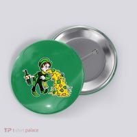 Leprechaun Puking St. Patrick's Day Drinking Button thumb 0