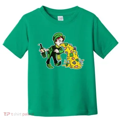 Leprechaun Puking St. Patrick's Day Drinking Toddler T-Shirt