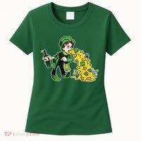 Leprechaun Puking St. Patrick's Day Drinking Women's T-Shirt thumb 0