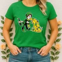 Leprechaun Puking St. Patrick's Day Drinking Women's T-Shirt thumb 2