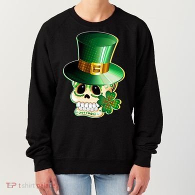 Leprechaun Sugar Irish Skull Women's Sweatshirt