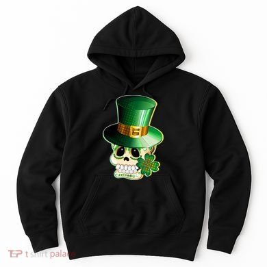 Leprechaun Sugar Irish Skull Hoodie
