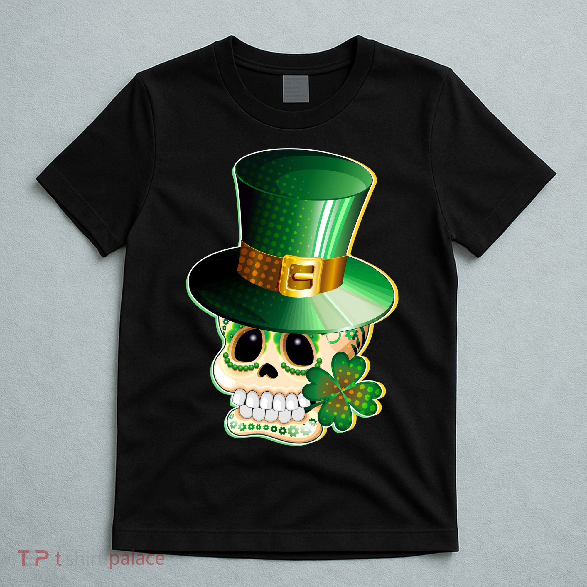 Leprechaun Sugar Irish Skull T-Shirt