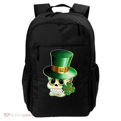 Leprechaun Sugar Irish Skull Backpack