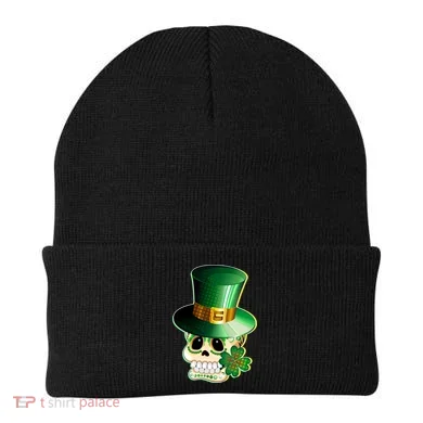 Leprechaun Sugar Irish Skull Beanie