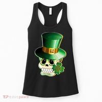 Leprechaun Sugar Irish Skull Women's Tank Top thumb 0