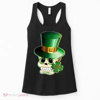 Leprechaun Sugar Irish Skull Women's Tank Top thumb 0