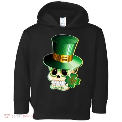 Leprechaun Sugar Irish Skull Toddler Hoodie