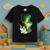 Leprechaun Sugar Irish Skull Toddler T-Shirt thumb 3