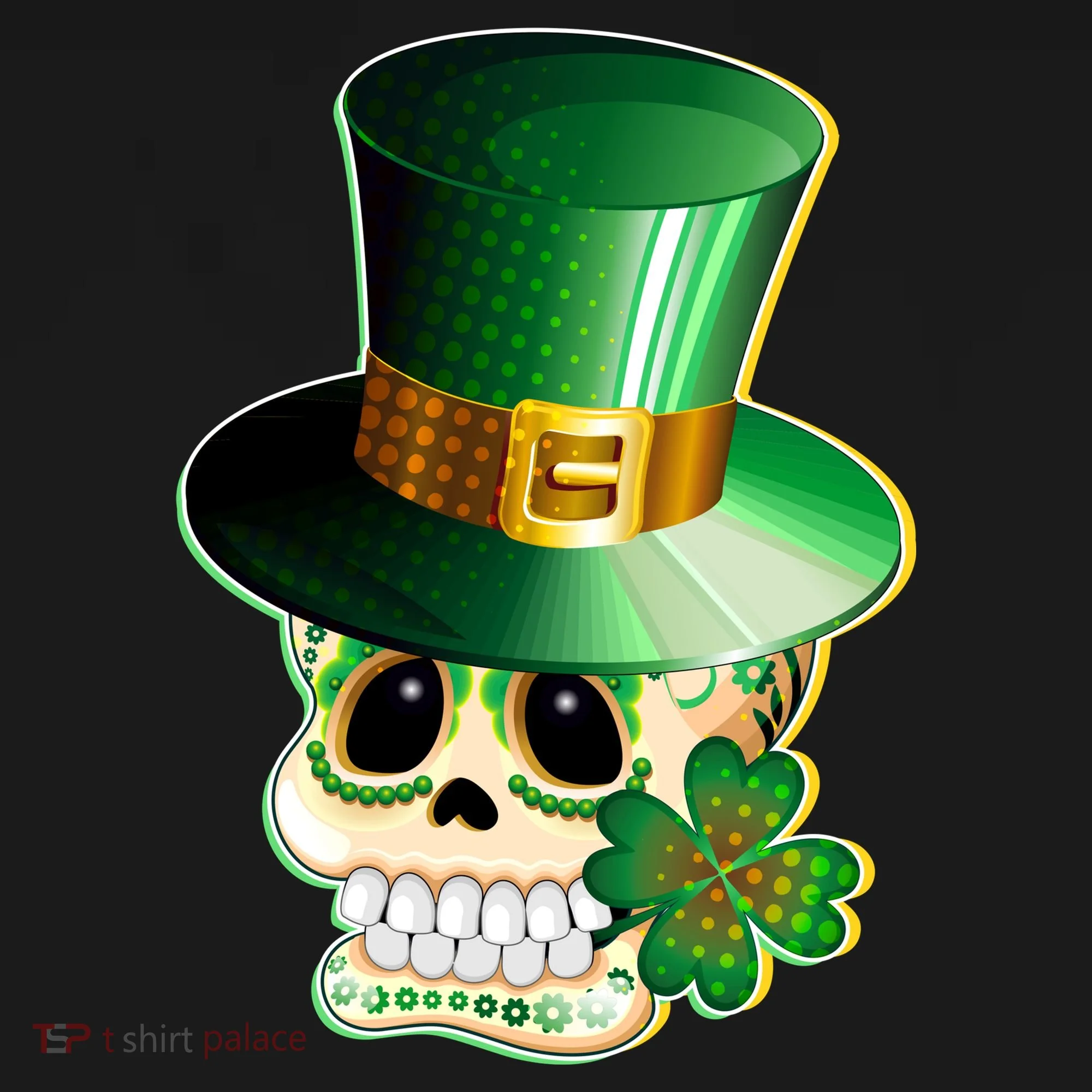 Leprechaun Sugar Irish Skull Toddler T-Shirt