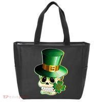 Leprechaun Sugar Irish Skull Tote Bag thumb 0