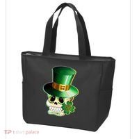 Leprechaun Sugar Irish Skull Tote Bag thumb 3