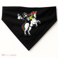 Leprechaun Unicorn St. Patrick's Day USA-Made Doggie Bandana thumb 0