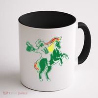 Leprechaun Unicorn St. Patrick's Day Coffee Mug thumb 1