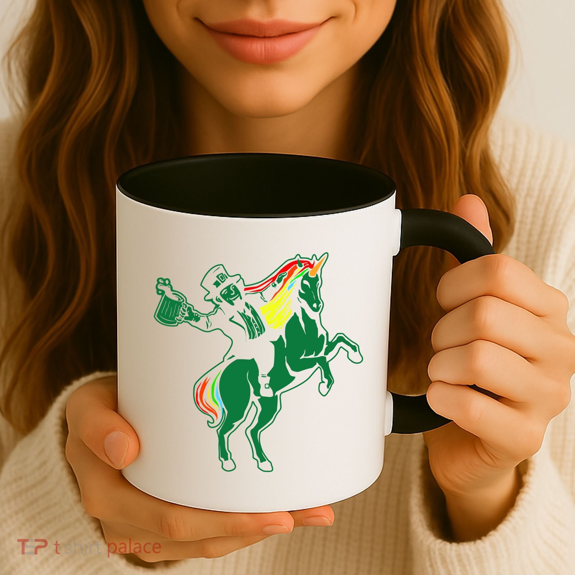 Leprechaun Unicorn St. Patrick's Day Coffee Mug