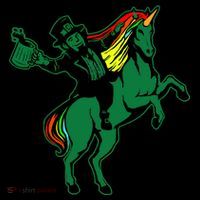 Leprechaun Unicorn St. Patrick's Day Coffee Mug thumb 5