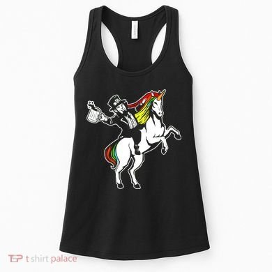 Leprechaun Unicorn St. Patrick's Day Women's Tank Top