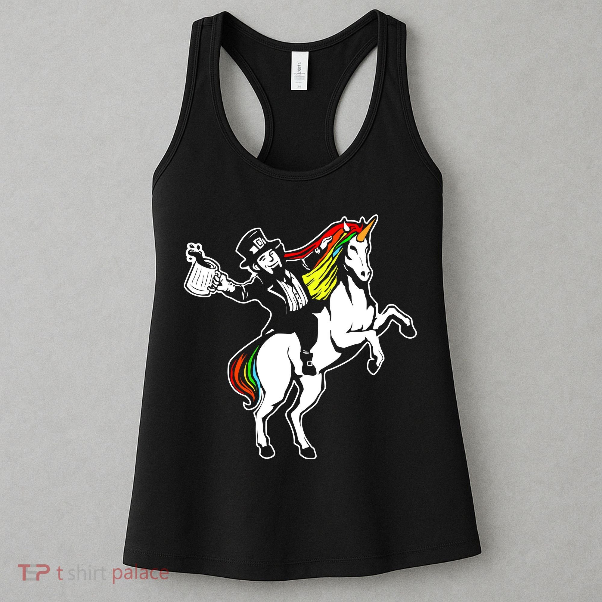 Leprechaun Unicorn St. Patrick's Day Women's Tank Top