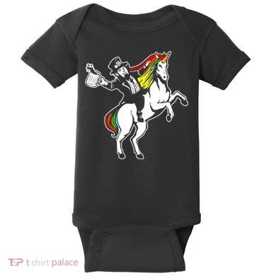 Leprechaun Unicorn St. Patrick's Day Baby Bodysuit