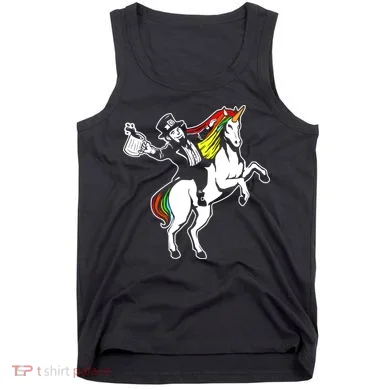 Leprechaun Unicorn St. Patrick's Day Tank Top