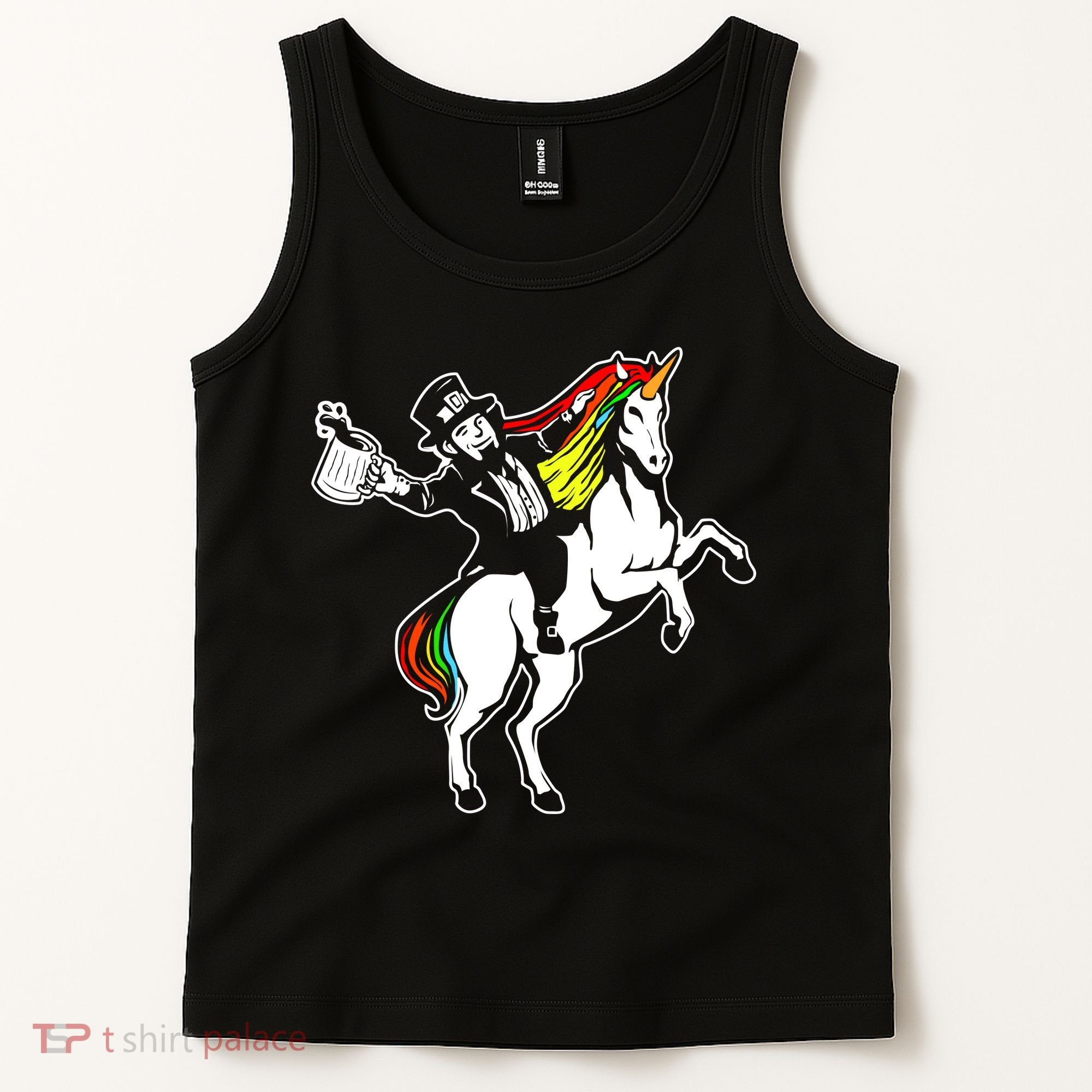 Leprechaun Unicorn St. Patrick's Day Tank Top