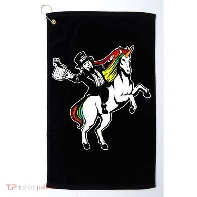 Leprechaun Unicorn St. Patrick's Day Golf Towel