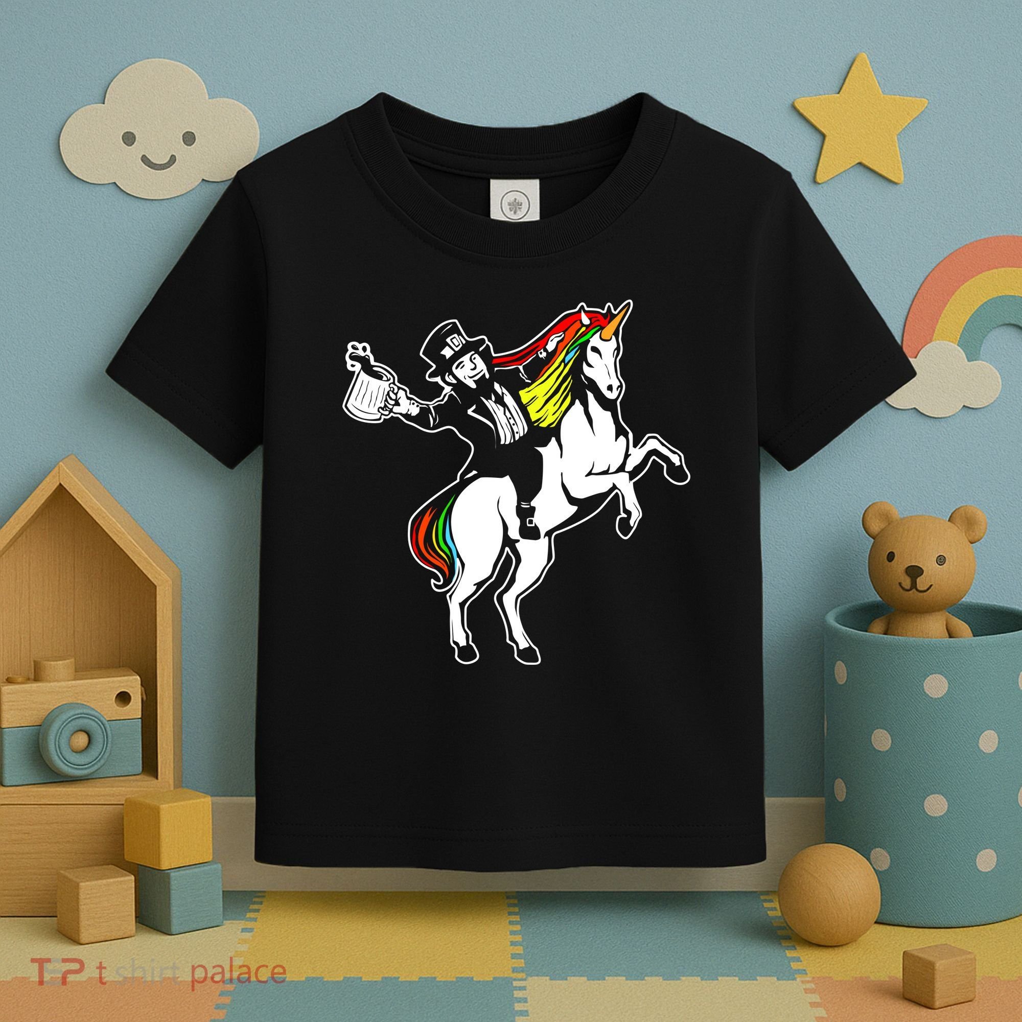 Leprechaun Unicorn St. Patrick's Day Toddler T-Shirt