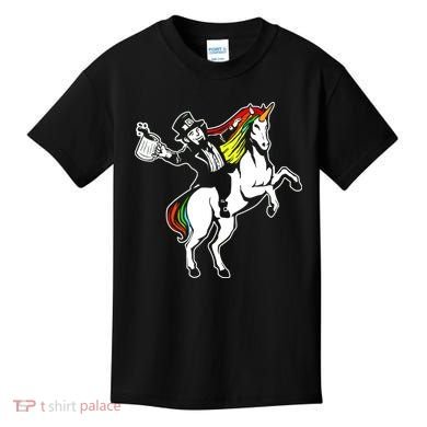 Leprechaun Unicorn St. Patrick's Day Kids T-Shirt