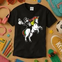 Leprechaun Unicorn St. Patrick's Day Kids T-Shirt thumb 3