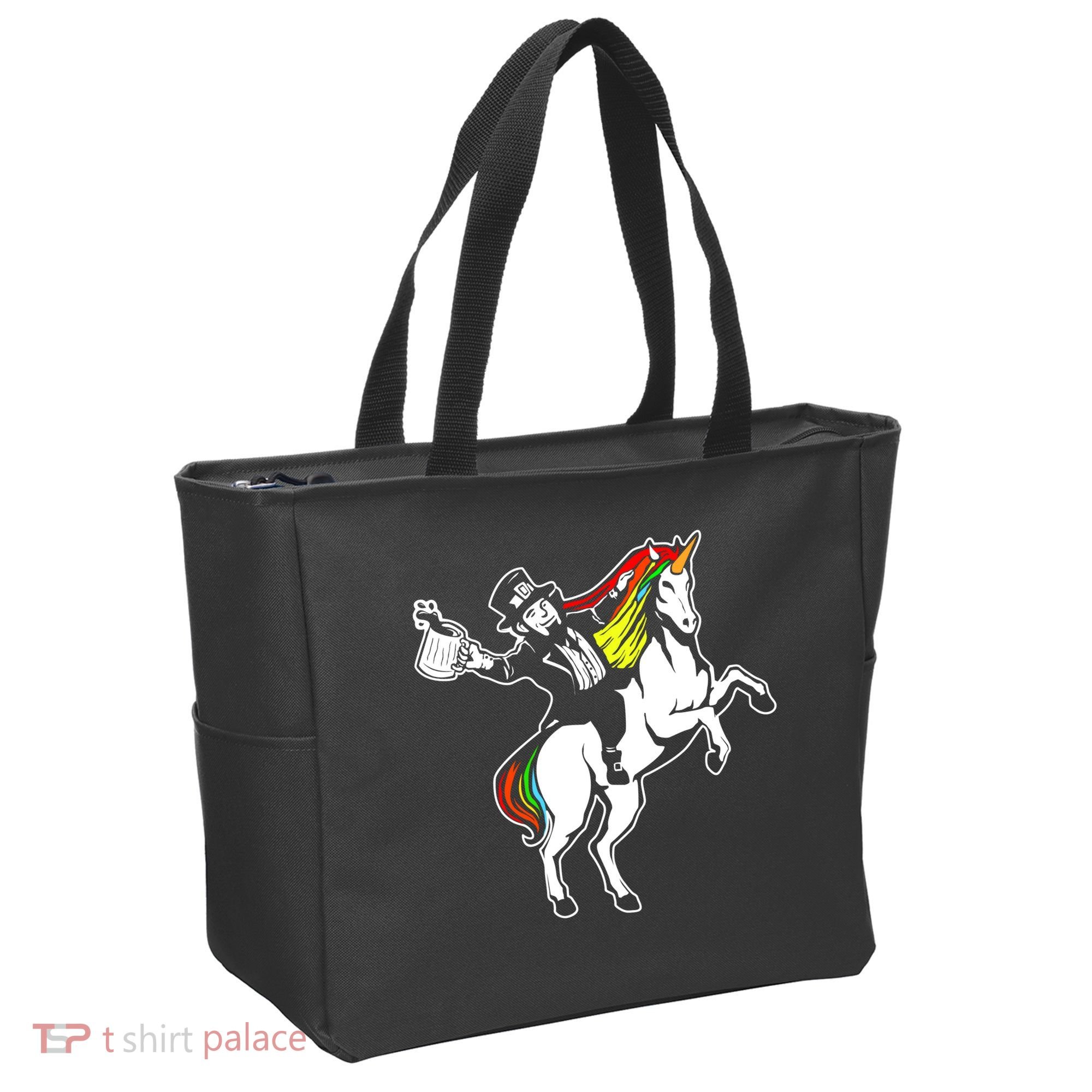 Leprechaun Unicorn St. Patrick's Day Tote Bag