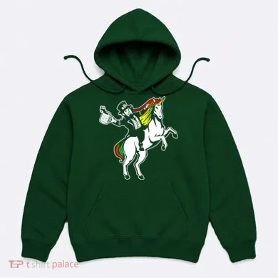 Leprechaun Unicorn St. Patrick's Day Hoodie