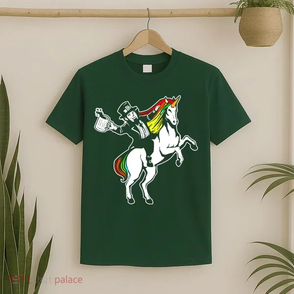 Leprechaun Unicorn St. Patrick's Day T-Shirt