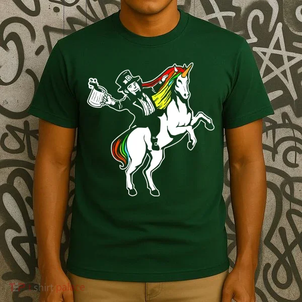 Leprechaun Unicorn St. Patrick's Day T-Shirt