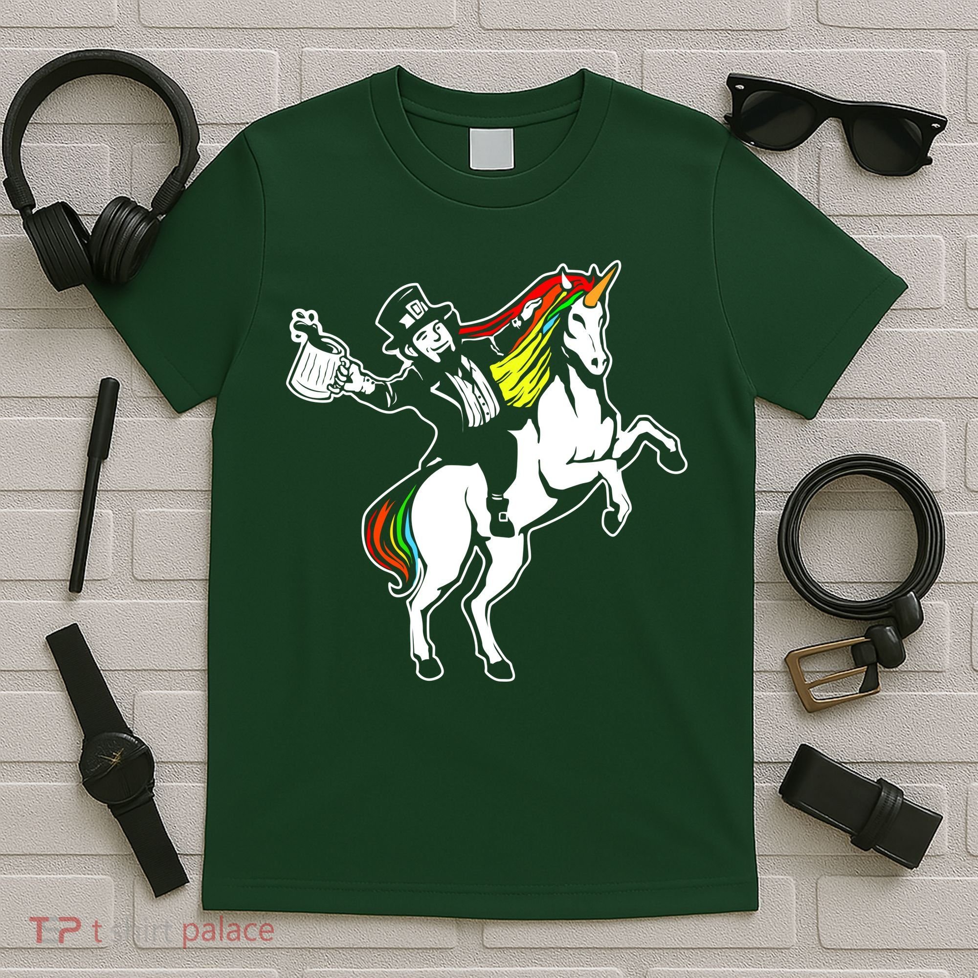 Leprechaun Unicorn St. Patrick's Day T-Shirt