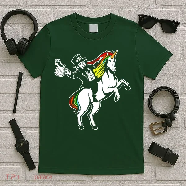 Leprechaun Unicorn St. Patrick's Day T-Shirt