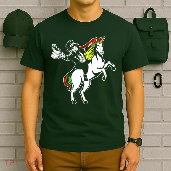 Leprechaun Unicorn St. Patrick's Day T-Shirt